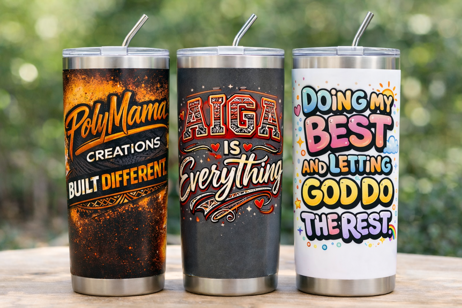 Tumbler (600ml) - Poly Mama Creations